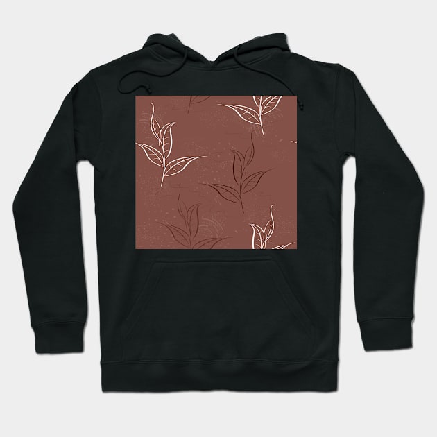 Pattern of tea plants Hoodie by Blackmoon9